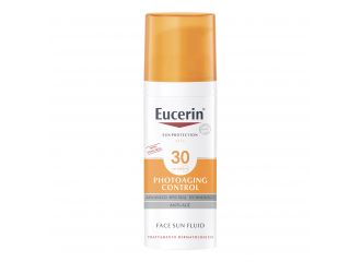 Eucerin Sun Fluid Anti-Età Crema Solare Viso FP 30 Protezione Alta 50 ml