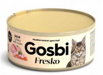 Gosbi fresko cat adult turkey & ham 70 g