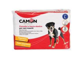 Pannolini a fascia cani maschi misura 3 12 pezzi