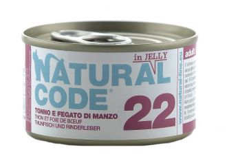 Natural code 22 tonno e fegato di manzo