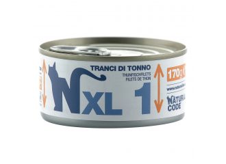 NATURAL CODE GATTO LATTINA XL (01) ADULTO TRANCI DI TONNO 170 GR