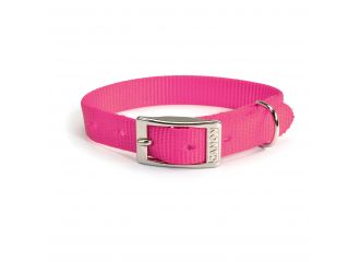 CAMON COLLARE IN NYLON 18 MM ROSA