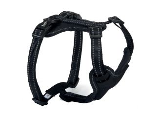 CAMON CANE PETTORINA IN NEOPRENE "REFLEX" 5 REGOLAZIONI TG. LARGE NERO