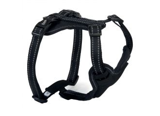 CAMON CANE PETTORINA IN NEOPRENE "REFLEX" 5 REGOLAZIONI TG. XLARGE NERO