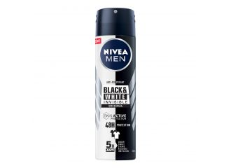 Nivea deo aid black & white spray men 150 ml