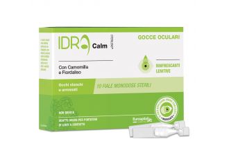 Gocce oculari rinfrescanti sterilens idra calm camomilla e fiordaliso 10 fiale monodose da 0,33 ml