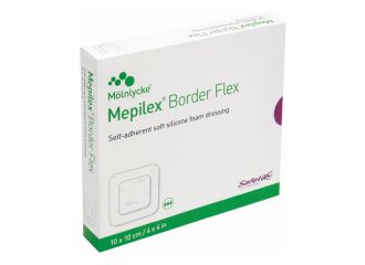 Medicazione in schiuma di poliuretano mepilex border flex 15x15 cm 5 pezzi