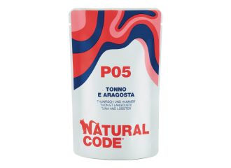 NATURAL CODE GATTO BUSTA (P05) ADULTO TONNO & ARAGOSTA 70 GR