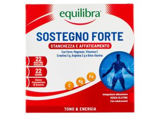 Equilibra Sostegno Forte Integratore Tonico Energetico 22 Bustine