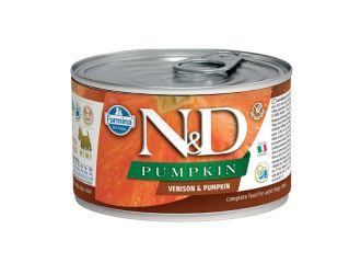 N&D DOG VENISON & PUMPKIN MINI  140 GR