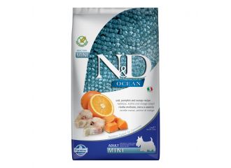 N&d ocean dog pumpkin codfish & orange adult mini 2,5 kg