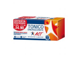 Tonico energizzante act 12 flaconcini 10 ml