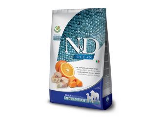 N&d ocean dog pumpkin codfish & orange adult medium/maxi 2,5 kg