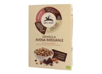 Granola avena integrale con cioccolato fondente e mandorle 300 g