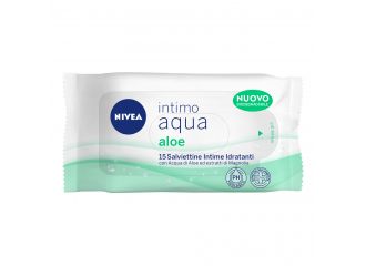 Nivea intimo aqua aloe salviettine 15 pezzi