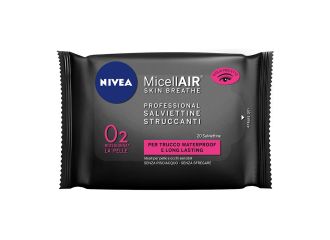 Nivea micellair professional salviettine struccanti 20 pezzi