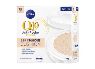 Nivea q10 plus anti-rughe 3 in 1 skin care cushion light - medium 15 ml