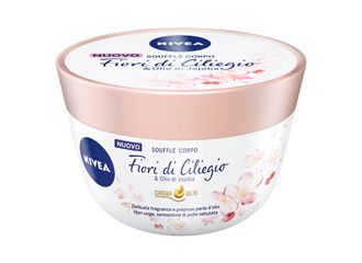 Nivea souffle' corpo fiori di ciliegio 200 ml