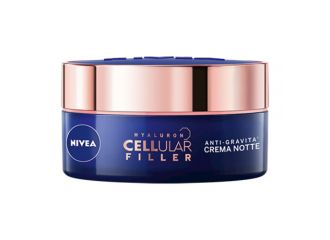 Nivea hyaluron cellular filler anti-gravita' crema notte anti-eta' 50 ml