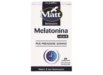 Matt benessere melatonina retard 80 compresse