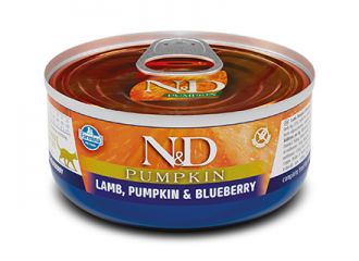 N&d cat lamb & pumpkin & blueberry 80 g