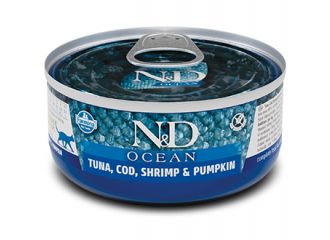 N&d cat ocean codfish & shrimps & pumpkin 80 g