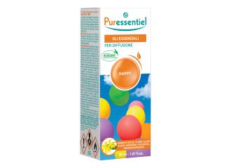 Puressentiel miscela happy ecocert miscela per diffusione happy certificata ecocert 30 ml