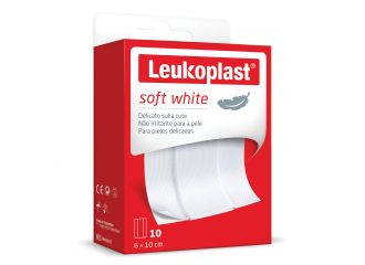 Leukoplast soft white 100x6cm 10 pezzi