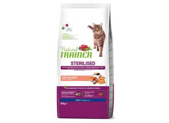 Natural trainer cat sp sterilized salmon 10 kg