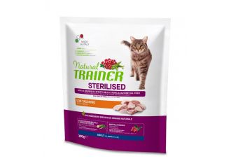 TRAINER GATTO NATURAL ADULTO STERILIZZATO TACCHINO 300 GR