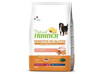 Natural trainer dog sensitive adult medium/maxi salmon 3 kg no gluten