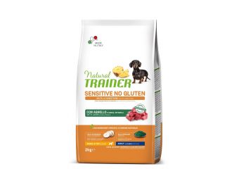 Natural trainer dog sensitive adult mini lamb 2 kg no gluten