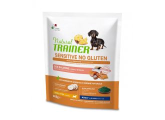 Natural trainer dog sensitive adult mini salmon 800 g no gluten