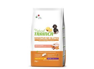 Natural trainer dog sensitive maturity mini salmone 2 kg no gluten