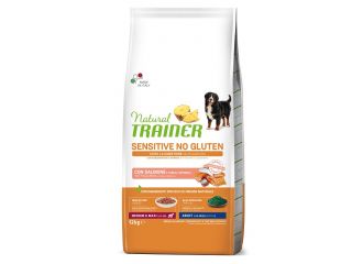 Natural trainer dog sensitive adult medium/maxi salmon 12 kg no gluten