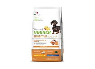 TRAINER CANE NATURAL SENSITIVE ADULTO MINI SALMONE 7 KG