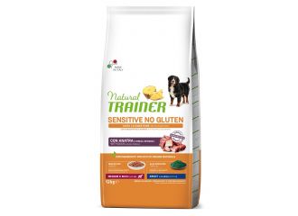 Natural trainer dog sensitive adult medium/maxi duck 12 kg no gluten