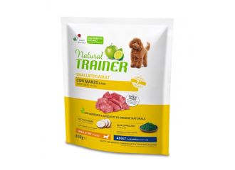 Natural trainer dog small & toy adult beef rice 800 g