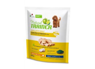 Natural trainer dog small & toy adult chicken rice 800 g