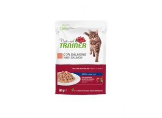 TRAINER GATTO NATURAL ADULTO SALMONE 85 GR