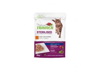 TRAINER GATTO NATURAL ADULTO STERILIZZATO TACCHINO 85 GR