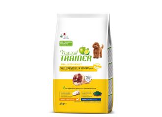 Natural trainer dog small & toy prosciutto crudo riso 2 kg