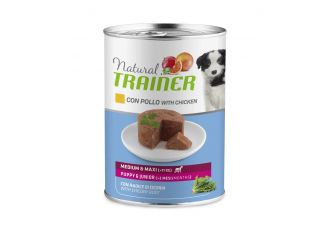 TRAINER CANE NATURAL PUPPY&JUNIOR MEDIUM&MAXI POLLO 400 GR