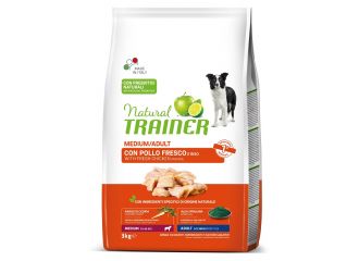 Natural trainer dog medium adult pollo fresco 3 kg