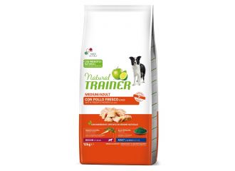 Natural trainer dog medium adult pollo fresco 12 kg