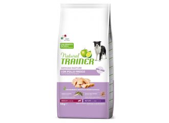 TRAINER CANE NATURAL MATURE MEDIUM POLLO & RISO 12 KG