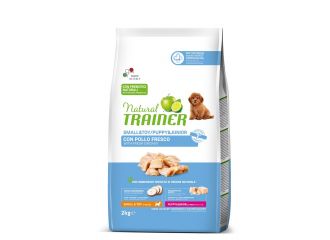 Natural trainer dog small & toy puppy & junior pollo fresco 2 kg