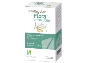 Nutriregular flora 14 bustine orosolubili