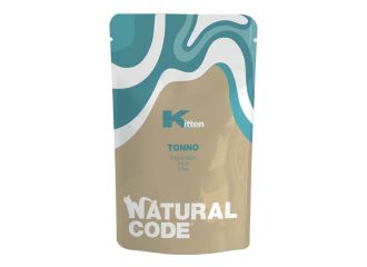 NATURAL CODE GATTO BUSTA (K) KITTEN TONNO 70 GR      TEMPORANEAMENTE MANCANTE DALL'AZIENDA PRODUTTRICE