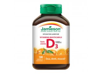 Jamieson vitamina d masticabile arancia 100 compresse